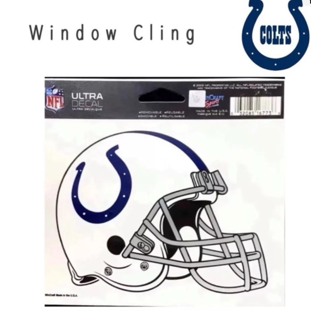 Indianapolis Colts Window Cling- New